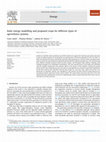 Research paper thumbnail of Solar energy modelling and proposed crops for different types of agrivoltaics systems