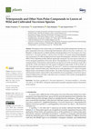 Research paper thumbnail of Triterpenoids and Other Non-Polar Compounds in Leaves of Wild and Cultivated Vaccinium Species