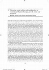 Research paper thumbnail of Adjusting social welfare and social policy in Central and Eastern Europe: growth, crisis and recession