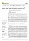 Research paper thumbnail of Residential Sizing of Solar Photovoltaic Systems and Heat Pumps for Net Zero Sustainable Thermal Building Energy