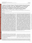 Research paper thumbnail of ζ Isoform of Protein Kinase C Prevents Oxidant-Induced Nuclear Factor-κB Activation and I-κBα Degradation: A Fundamental Mechanism for Epidermal Growth Factor Protection of the Microtubule Cytoskeleton and Intestinal Barrier Integrity