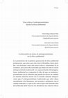 Research paper thumbnail of Una crítica al antropocentrismo desde la ética ambiental