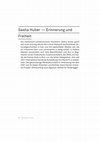 Research paper thumbnail of Sasha Huber – Erinnerung und Freiheit