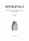 Research paper thumbnail of El cuarto consulado de Adriano Una anomalia epigrafica Epigraphica en el noroeste de Hispania