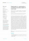 Research paper thumbnail of Oligotrophy vs. copiotrophy in an alkaline and saline habitat of Lonar Lake