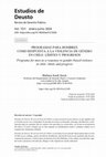 Research paper thumbnail of Programas para hombres como respuesta a la violencia de genero en Chile