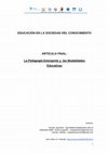 Research paper thumbnail of EDUCACIÓN EN LA SOCIEDAD DEL CONOCIMIENTO ARTÍCULO FINAL