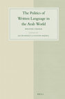 The Politics of Written Language in the Arab World, Writing Change Cover Page