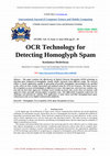 OCR Technology for Detecting Homoglyph Spam Cover Page