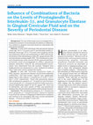 Research paper thumbnail of Influence of Combinations of Bacteria on the Levels of Prostaglandin E2, Interleukin-1β, and Granulocyte Elastase in Gingival Crevicular Fluid and on the Severity of Periodontal Disease