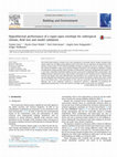 Research paper thumbnail of Hygrothermal performance of a vapor-open envelope for subtropical climate, field test and model validation