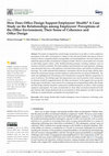 Research paper thumbnail of How Does Office Design Support Employees’ Health? A Case Study on the Relationships among Employees’ Perceptions of the Office Environment, Their Sense of Coherence and Office Design