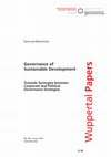 Research paper thumbnail of Governance of sustainable development : towards synergies between corporate and political governance ; final report