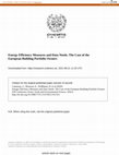 Research paper thumbnail of Energy Efficiency Measures and Data Needs. The Case of the European Building Portfolio Owners