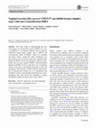 Research paper thumbnail of Vaginal Lactobacillus gasseri CMUL57 can inhibit herpes simplex type 2 but not Coxsackievirus B4E2