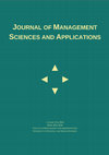 JOURNAL OF MANAGEMENT SCIENCES AND APPLICATIONS Cover Page