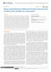 Mona Akmal M. Ahmed (2024) Stone tools beyond traditional functions: the journey of lithics from profane to ceremonial Cover Page