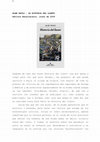 Research paper thumbnail of Historia del llanto, de Alan Pauls, reseña en "RENACIMIENTO"