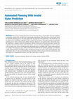 Research paper thumbnail of Automated Planning With Invalid States Prediction