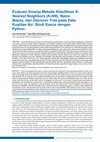 Evaluasi Kinerja Metode Klasifikasi K-Nearest Neighbors (K-NN), Naïve Bayes, dan Decision Tree pada Data Kualitas Air: Studi Kasus dengan Python Cover Page