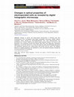 Research paper thumbnail of Changes in optical properties of electroporated cells as revealed by digital holographic microscopy