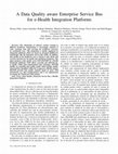 Research paper thumbnail of A data quality aware enterprise service bus for e-Health integration platforms