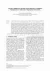 Research paper thumbnail of Towards a Middleware and Policy-based Approach to Compliance Management for Collaborative Organizations Interactions