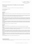 Research paper thumbnail of Relative area measurement of maxillary sinus by computed tomography