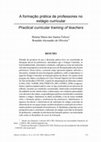 Research paper thumbnail of A formação prática de professores no estágio curricular