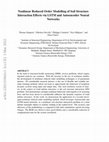 Research paper thumbnail of Nonlinear Reduced Order Modelling of Soil Structure Interaction Effects via LSTM and Autoencoder Neural Networks