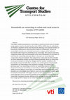 Research paper thumbnail of Household car ownership in urban and rural areas in Sweden 1999–2008