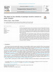 Research paper thumbnail of The impact on bus ridership of passenger incentive contracts in public transport