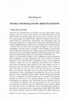 Research paper thumbnail of Struktur, Handlung und der ideale Durchschnitt