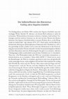 Research paper thumbnail of Die Selbstreflexion des Marxismus