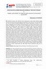 Research paper thumbnail of OĞUZ KAĞAN’DA DERİN EKOLOJİ AÇISINDAN “HAYVAN VE İNSAN” - “Animal and Human” in Terms of Deep Ecology in the Oghuz Kagan Epic