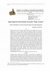 Research paper thumbnail of OĞUZ KAĞAN’DA DERİN EKOLOJİ AÇISINDAN “DOĞA ve İNSAN” - “Nature and Human” in Terms of Deep Ecology in the Oghuz Kagan Epıc