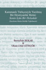 Karamanlı Türkçesiyle Yazılmış Bir Hristiyanlık Kitabı: Senin İçün Bir Helaskâr Cover Page