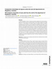 Research paper thumbnail of Composición mineralógica de algunos suelos del norte del departamento de Magdalena, Colombia