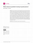 Phasor wheels for quantitative learning of quantum physics Cover Page