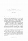 Research paper thumbnail of Presentación: «Quevedo y la crítica norteamericana»