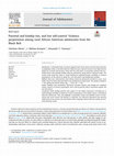 Parental and kinship ties, and low self‐control: Violence perpetration among rural African American adolescents from the Black Belt Cover Page