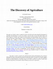 Research paper thumbnail of The Discovery of Agriculture