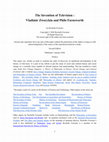 Research paper thumbnail of The Invention of Television - Vladimir Zworykin and Philo Farnsworth