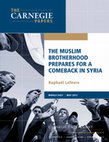 The Muslim Brotherhood Prepares for a Comeback in Syria Cover Page