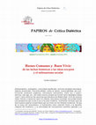 Research paper thumbnail of Bienes Comunes y Buen Vivir: de las luchas históricas a las ideas eco-post y el milenarismo popular