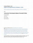 Research paper thumbnail of Ch. Margariti, J. Goris, P. Linscheid & A. Ulanowska (2024) Technical and Technological Analyses of Excavated Textiles, in K. Droß-Krüpe, L. Quillien & K. Sarri eds, Textile Crossroads. EuroWeb Anthology, 77-99