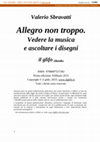 Allegro non troppo. Vedere la musica e ascoltare i disegni Cover Page