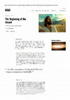 The Beginning of the Gospel: How do you capture who Jesus is? Cover Page