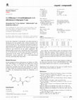 2,3-Dibromo-1-(4-methylphenyl)-3-(5-nitrofuran-2-yl)propan-1-one Cover Page