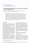 Research paper thumbnail of Numerical simulation heat transfer by natural convection in liquid metal with a sinusoidal temperature